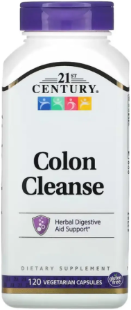 Очищение кишечника 21st Century Colon Cleanse 120 капс Киев