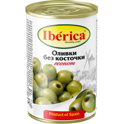 Овощная консервация Iberica Оливки Econom без косточки 280 г (8436024297744) Винница - изображение 1