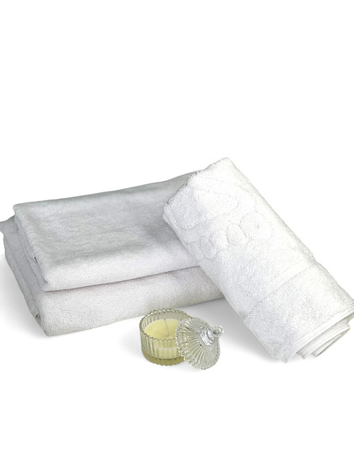 Комплект махровых полотенец + коврик для ног Ideal Textile Білий Черновцы - изображение 5