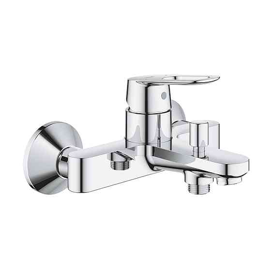 Смеситель для ванной Grohe BauLoop 23603000 с душовой стойкой Vitalio Start 26951001 Киев