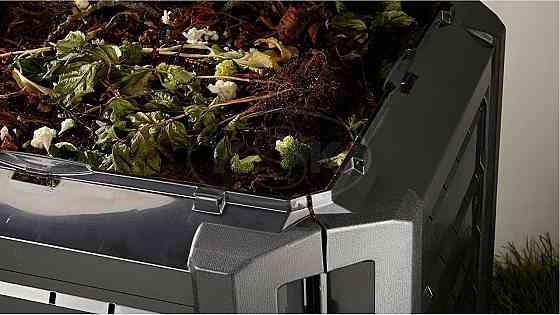 Компостер садый PROSPERPLAST MODULE COMPOGREEN 1600 л, черный Киев