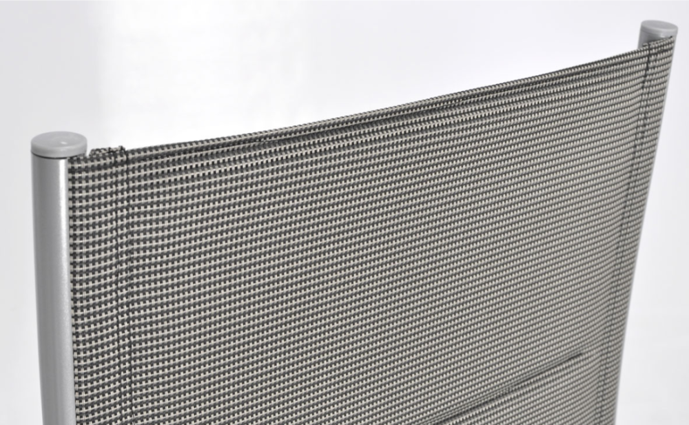 Складний садовий стілець MODENA eDomator алюмінієвий з регулюванням спинки, Срібний (Польща) Київ - фото 9