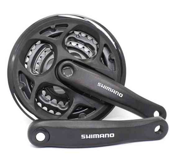 Шатуны Shimano под квадрат 48 звезд для велосипеда XMN-032, черный Бровары