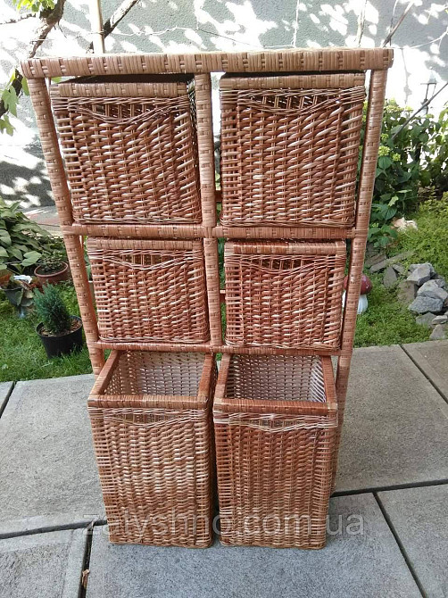 Комод плетений на 6 шухляд плетений Київ - фото 5