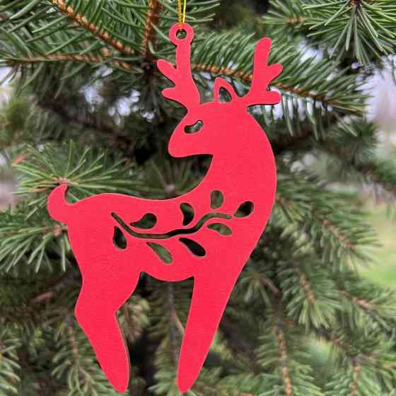 Набір ялинкових прикрас "Казкові звірятка етно" FDZ-532-4, 10 шт Вінниця