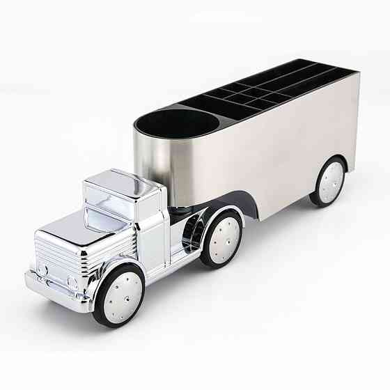 Органайзер настольный Troika Трак для канцелярии Хром Винница