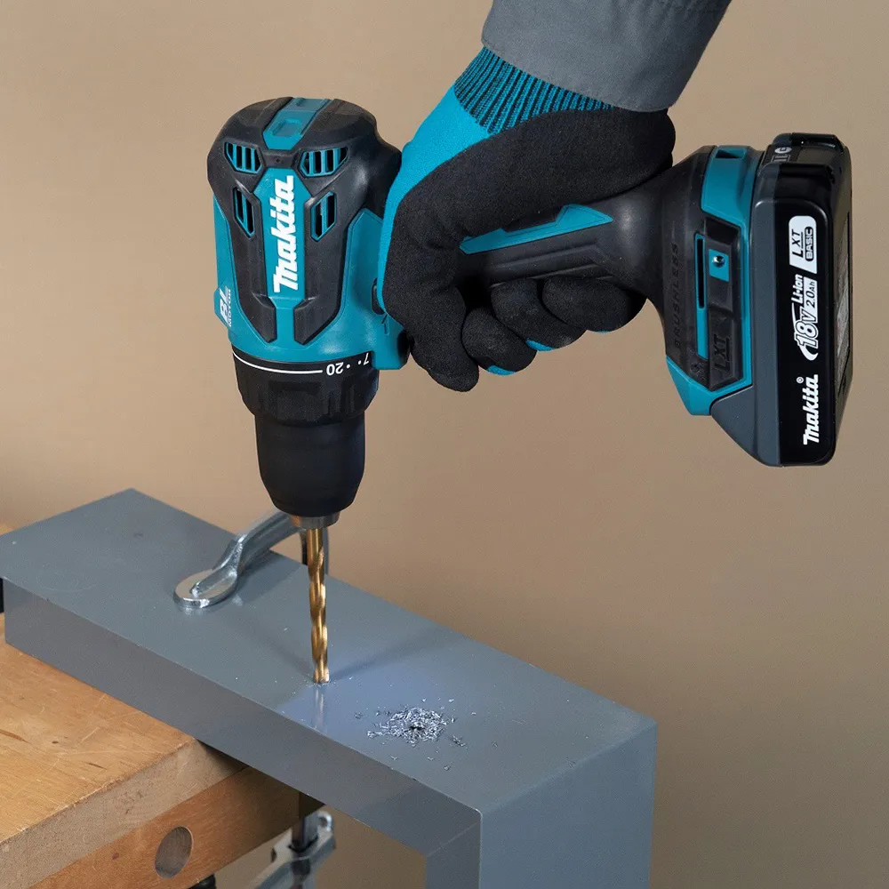 Професійний набір акумуляторного інструмента Makita LXT Basic (дриль-шурупокрут DDF490WV + ліхтар DEBDML186) Київ - фото 3