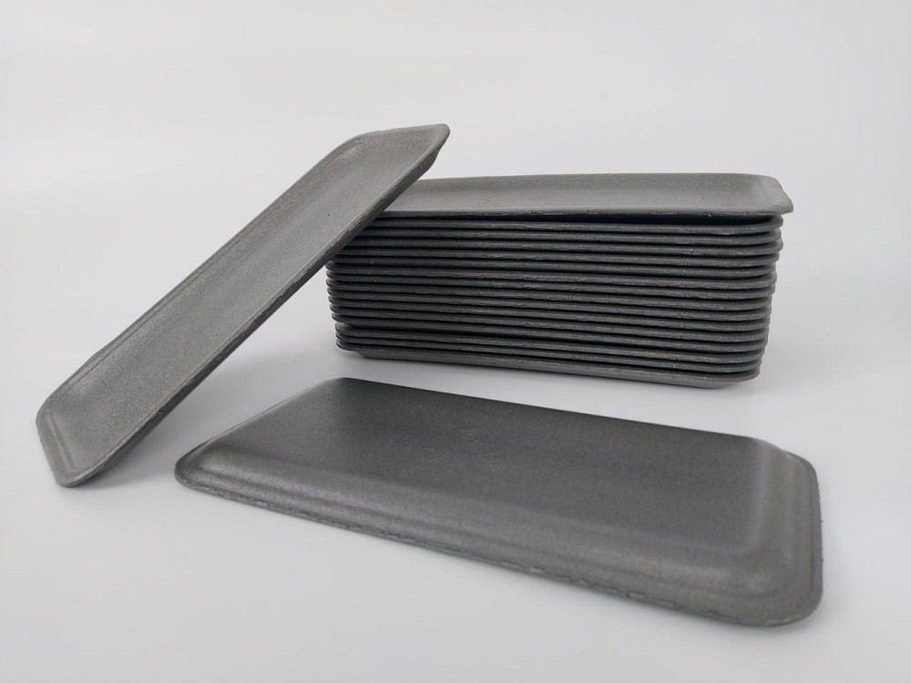 Підкладка (лотки) зі спіненого полістиролу (270*136*15) "ТR-055 чорний (450 шт) Харків - фото 3