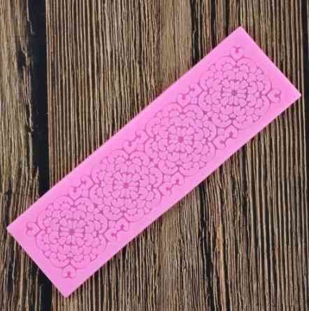 Молд кондитерский Кружевной 156 на 45 мм розовый Киев