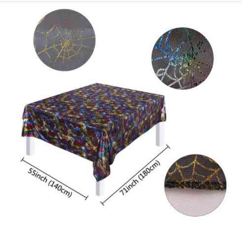 Скатерть на Хэллоуин 140 на 180 см разноцветный Киев
