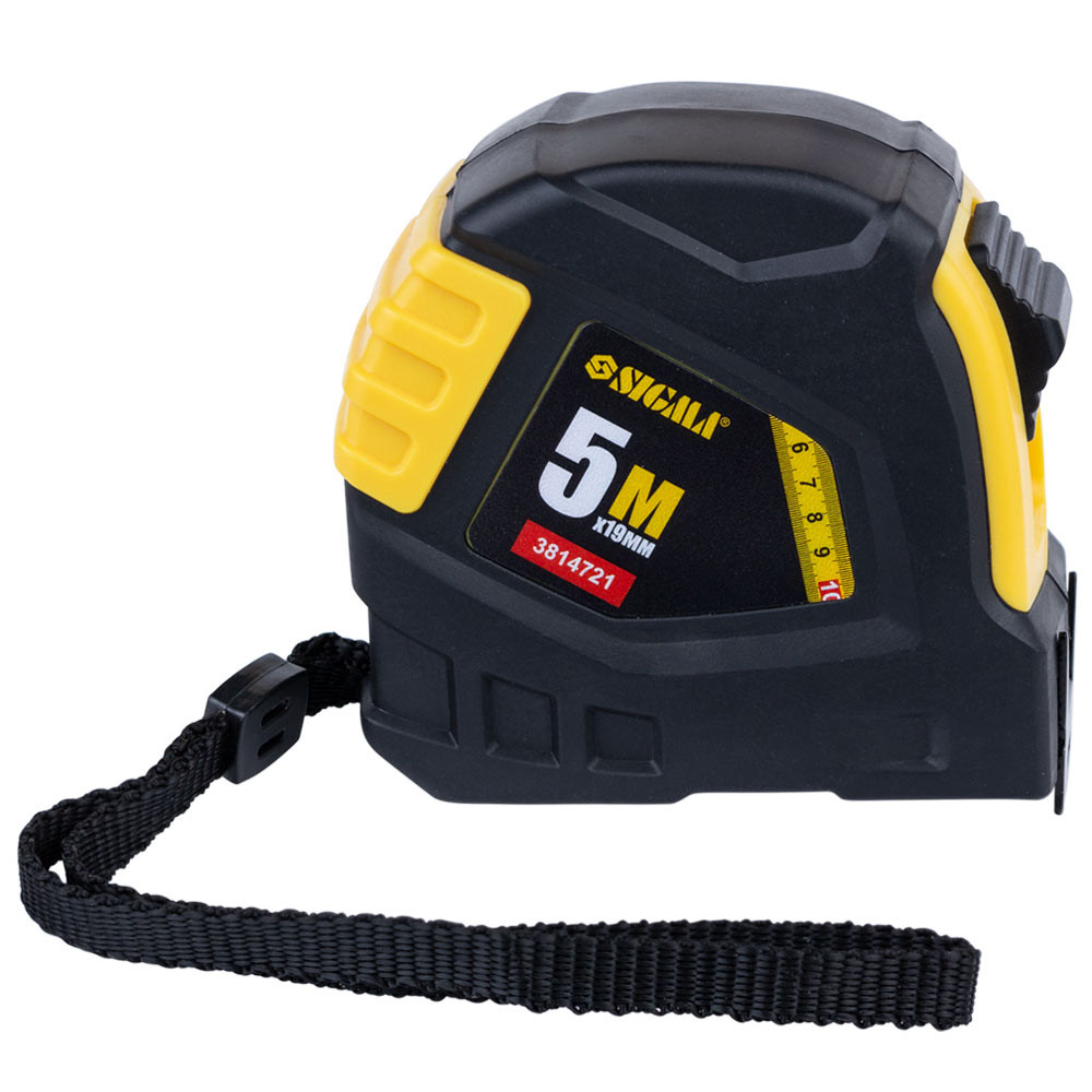 Sigma Рулетка обрезиненная 5м×19мм SIGMA (3814721) Київ - фото 2