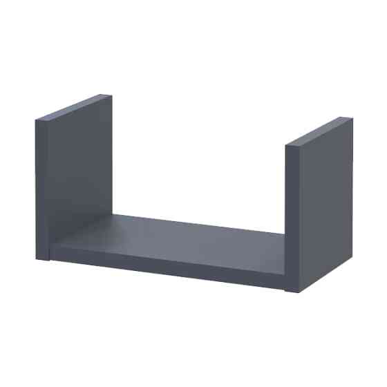 Комплект полиць Doros Філ Графіт 3 шт. 30/45/60х15х15 Львів