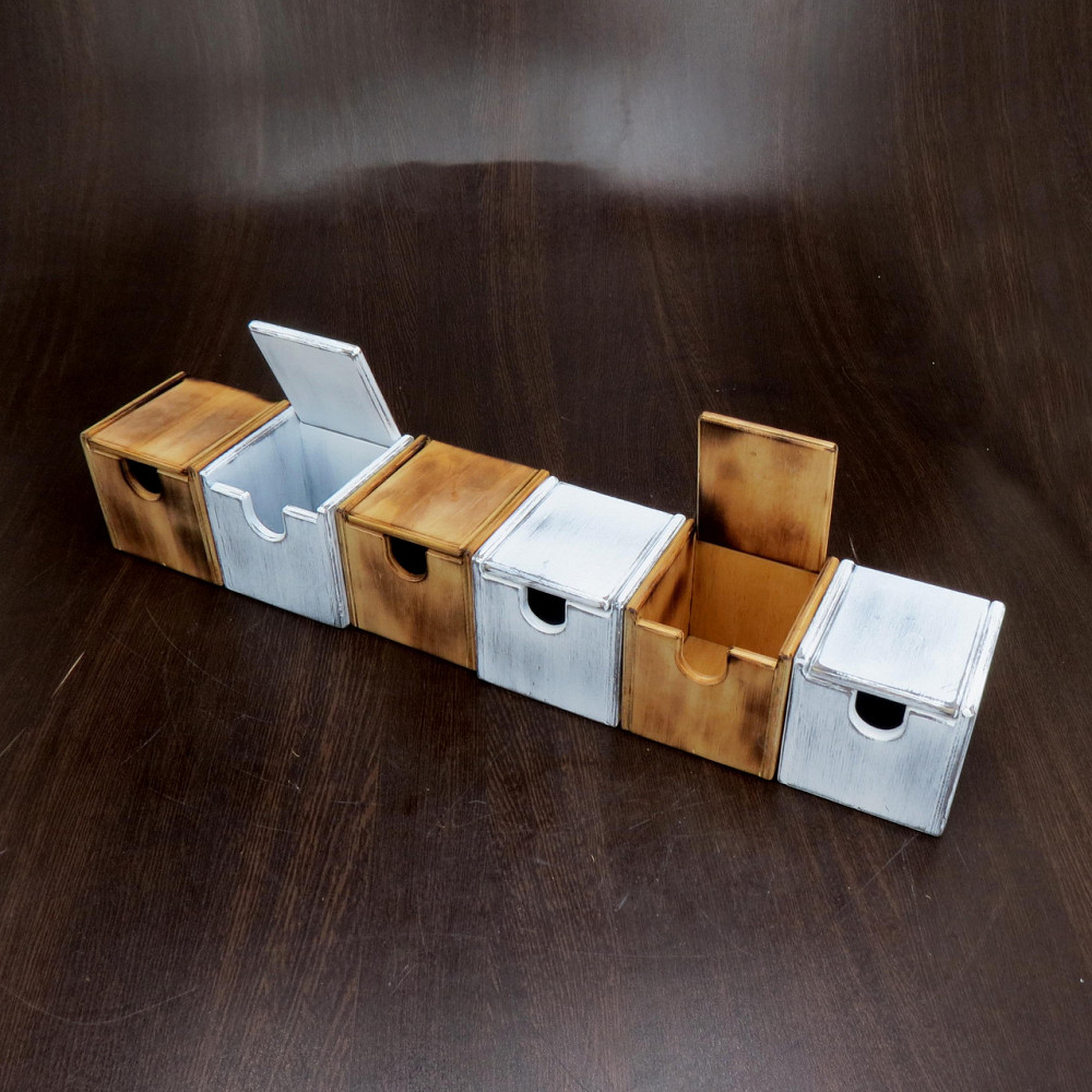 Органайзер для чайних пакетиків "Темза 6" бенгала-шеббі Миколаїв - фото 2