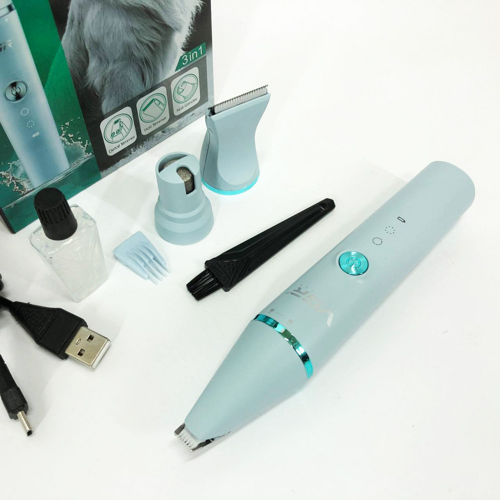 Машинка для стрижки тварин собак і кішок, Набір машинки для стрижки для собак Машинка тример кішок BZ-68 Львів - фото 6