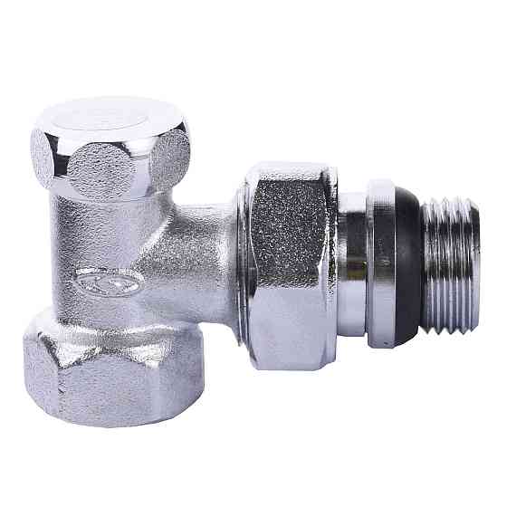 Кран радіаторний кутовий SOLOMON 1/2″ з гумовим ущільнювачем 160405 під ключ Тернополь