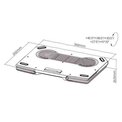 Підставка до ноутбука GamePro CP1540 Вінниця