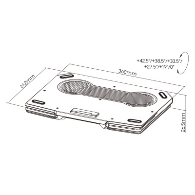 Підставка до ноутбука GamePro CP1540 Вінниця - фото 2