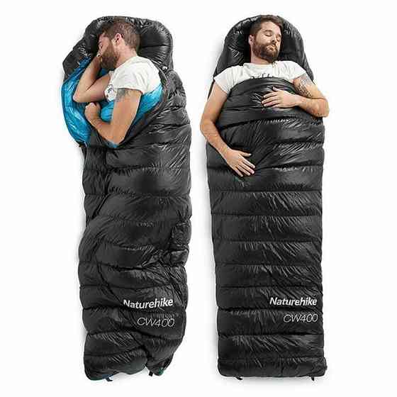 Спальник Naturehike CWZ400 NH19W400-Z, (7°C), p-р L, чорний Київ