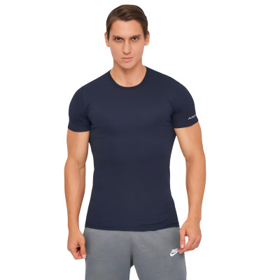 Футболка Kappa T-shirt Mezza Manica Girocollo K1306 BluNavy темно-синій XL (8016279702400) Винница - изображение 1