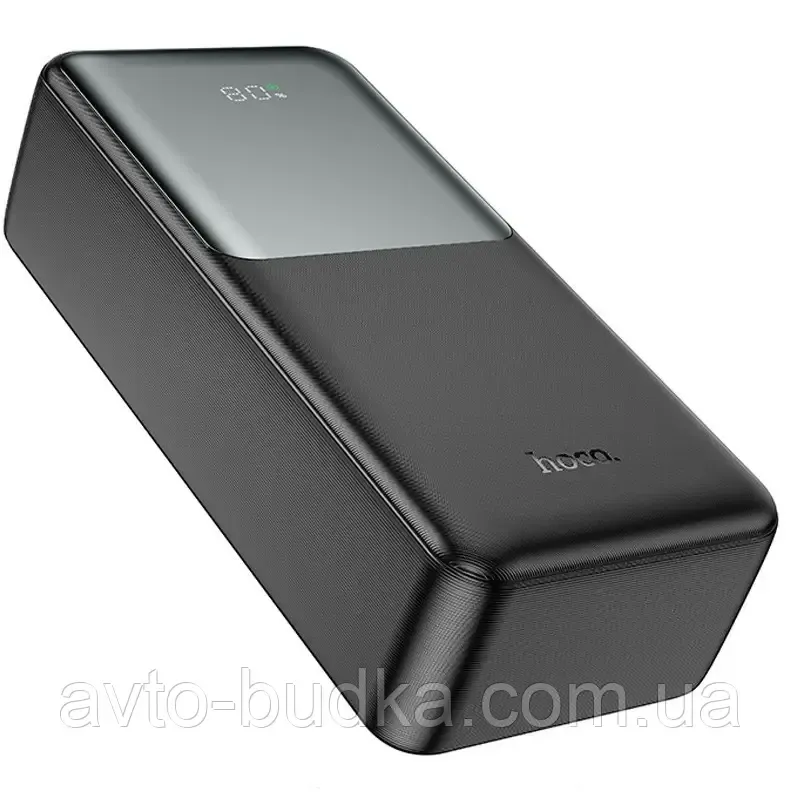 Павербанк HOCO J136B 30000 мА·год з дисплеєм швидка зарядка PD 20W + QC 22.5W 2USB / Type-C чорний Новий Розділ - фото 3