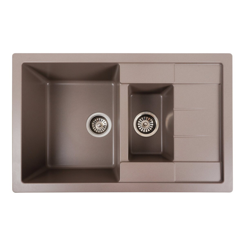 PLATINUM Гранітна мийка для кухні Platinum 7850W TOSKANA матова Дюна Київ - фото 1