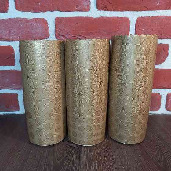 Форма для пасок 250 г d90×h80 мм коричнева Серія №5, паперова, 50 шт для великодньої випічки Харків