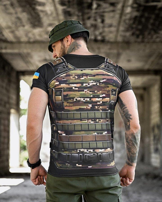 Тактическая потоотводящая футболка oblivion  ARMOR  ДЛ7159 Одесса - изображение 5