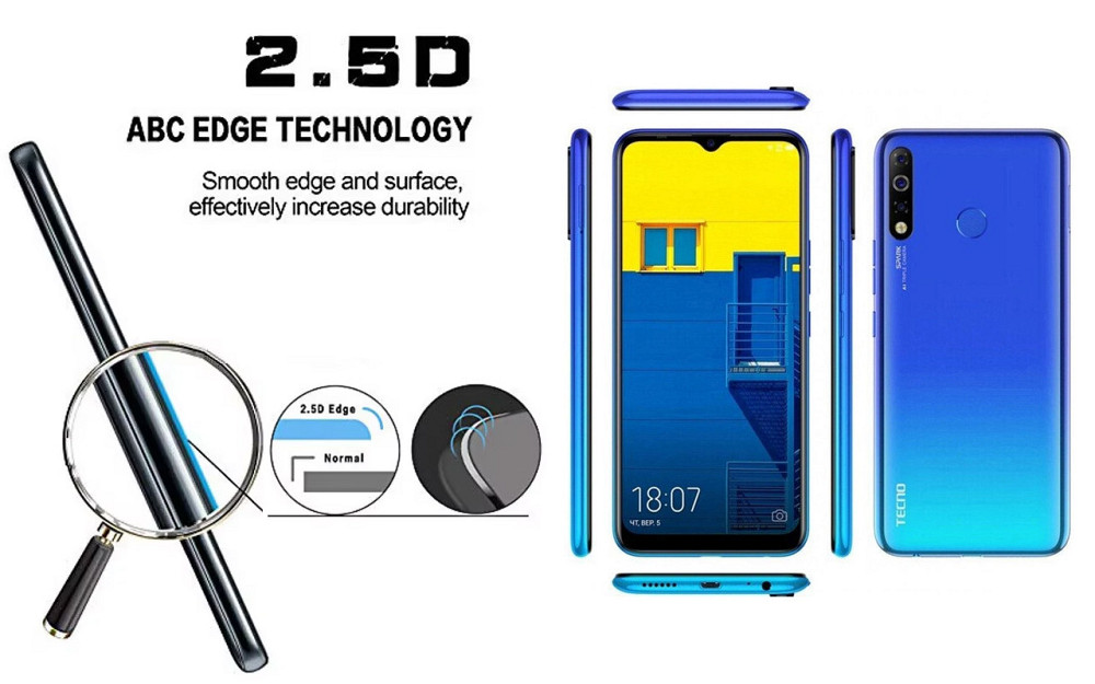 Захисне скло ArmorGlass для TECNO Spark (KC8) – стійке до подряпин та ударів Київ - фото 2