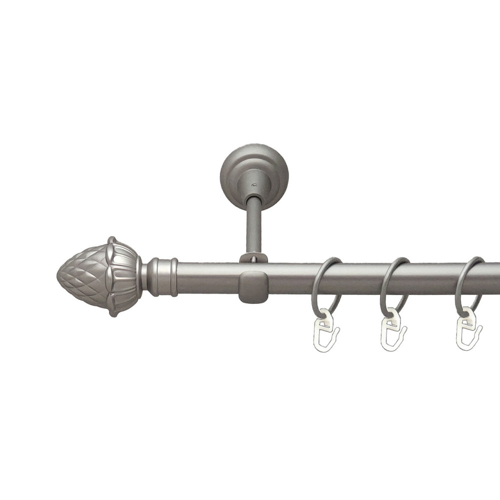 Карниз Orvit Цинара металевий однорядний відкритий Сатин 19 мм 240 см (6306980) Львів - фото 1