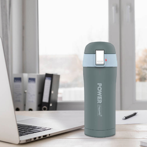 Термочашка 300мл нержавіюча сталь сірий Power Maestro MR-1643-30B Житомир