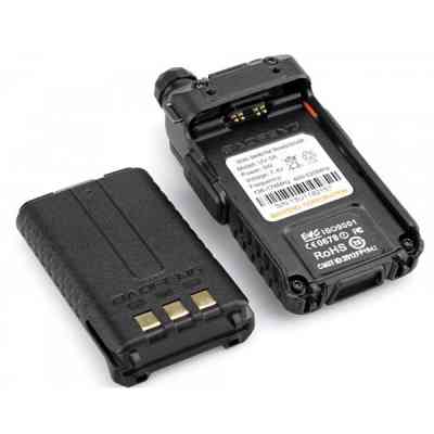Акумуляторна батарея Baofeng для UV-5R Std 1800mAh (BL-5_Black / Гр6374) Вінниця