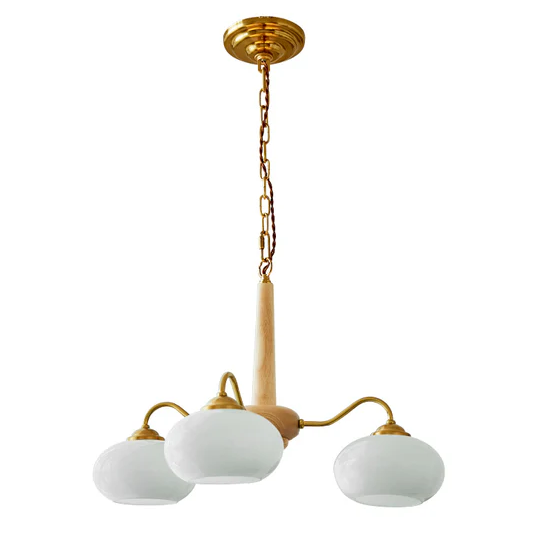 Светодиодная люстра Звон 6004 (Золотая) на 3 плафона Винница - изображение 2