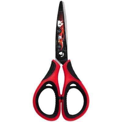Ножиці Kite дитячі з гумовими вставками і малюнком на лезі Hot Wheels 13 см (HW25-148) Вінниця