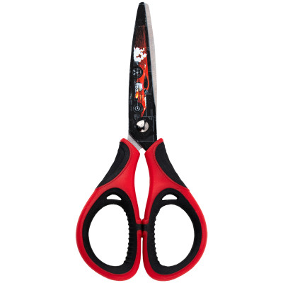 Ножиці Kite дитячі з гумовими вставками і малюнком на лезі Hot Wheels 13 см (HW25-148) Вінниця - фото 2
