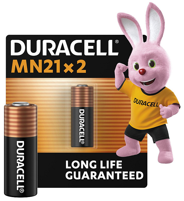 Специализированная щелочная батарейка Duracell MN21 12V, (A23 / 23A / V23GA / LRV08 / 8LR932), 2 шт. (6457878) Киев - изображение 1