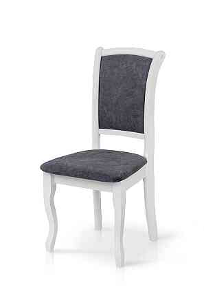 Стілець Лорд, білий/сіра тканина (Вавилон 66) Київ