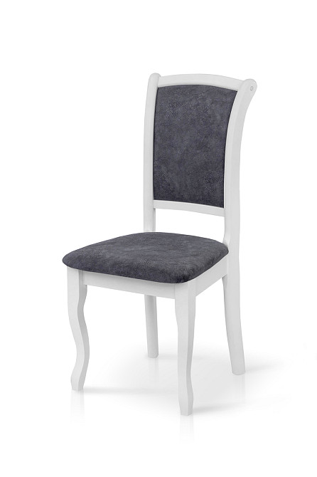 Стілець Лорд, білий/сіра тканина (Вавилон 66) Київ - фото 1