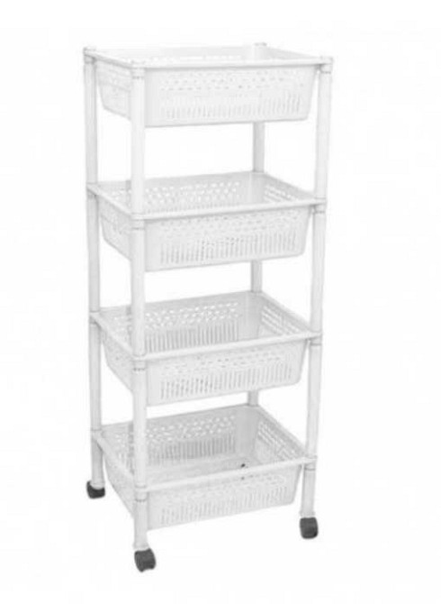 Полка 4 яруса универсальная прямая (разные цвета) Харьков - изображение 3