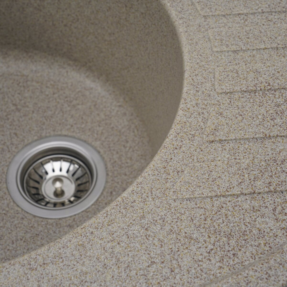 VALESO Гранітна мийка для кухні VALESO SOUL 6250 матова Карамель Киев - изображение 3