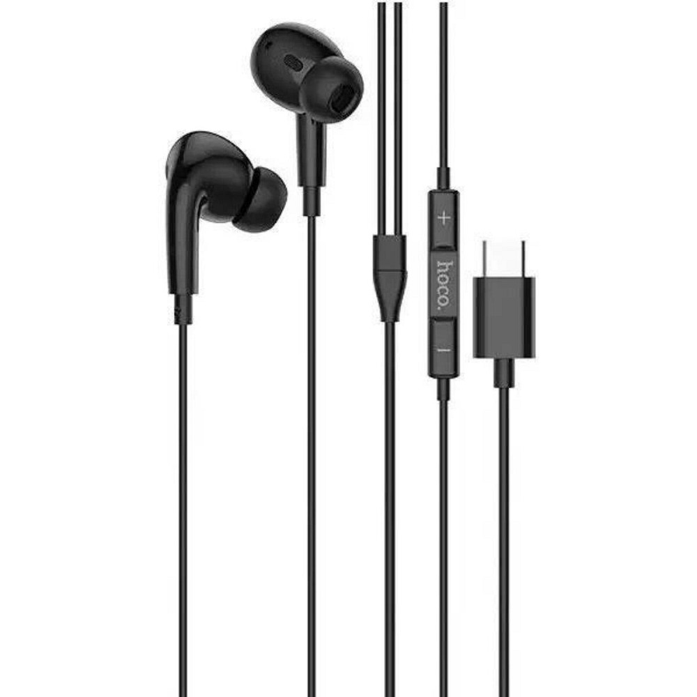 Наушники проводные HOCO M101 Pro Crystal sound Type-C цифровой с микрофоном, цвет черный 6931474782397 Одесса - изображение 1