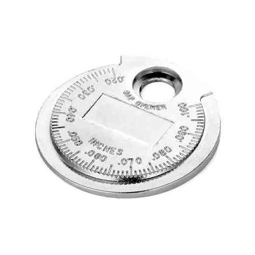 Металлический щуп в форме монеты для регулировки зазора свечей зажигания автомобиля Киев