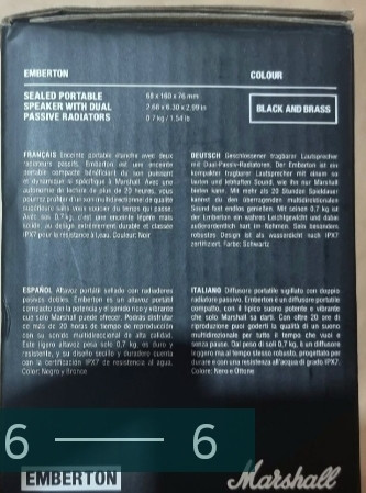 Нова Оригінальна портативна Колонка. Marshall Emberton Bluetooth, як JBL. Київ - фото 1