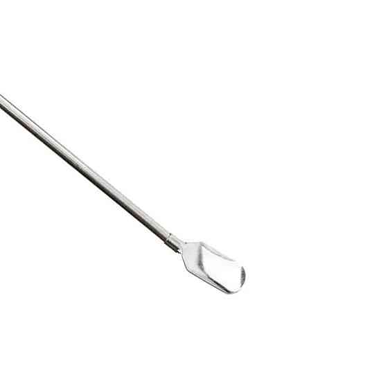 Набір багаторазових ложок-трубочок 6 шт для напоїв 22 см зі щіткою для миття з нержавіючої сталі Сірий HP-20-19 Київ