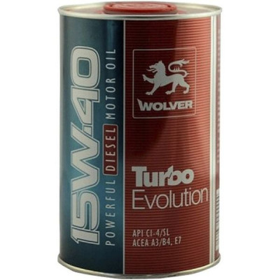 Моторна олива Wolver Turbo Evolution 15W-40 1л (4260360944444) Вінниця - фото 1