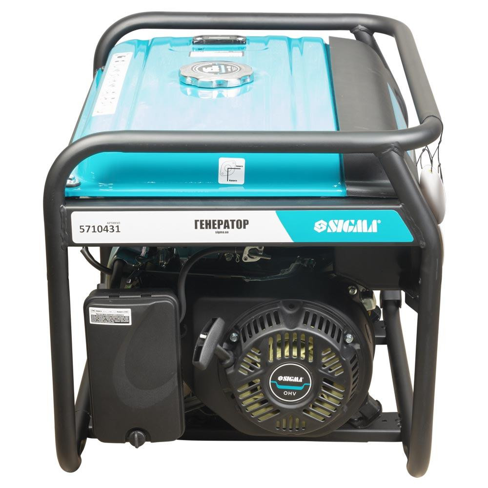 Генератор бензиновый 220В 3.5/4.0кВт 4-х тактный ручной запуск SIGMA (5710431) Ровно - изображение 7