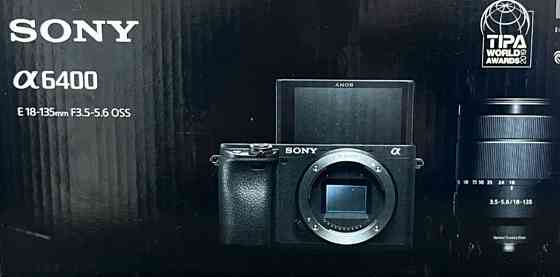 Фотоапарат Sony Alpha A6400 kit (18-135mm) Black (ILCE6400MB.CEC) Київ