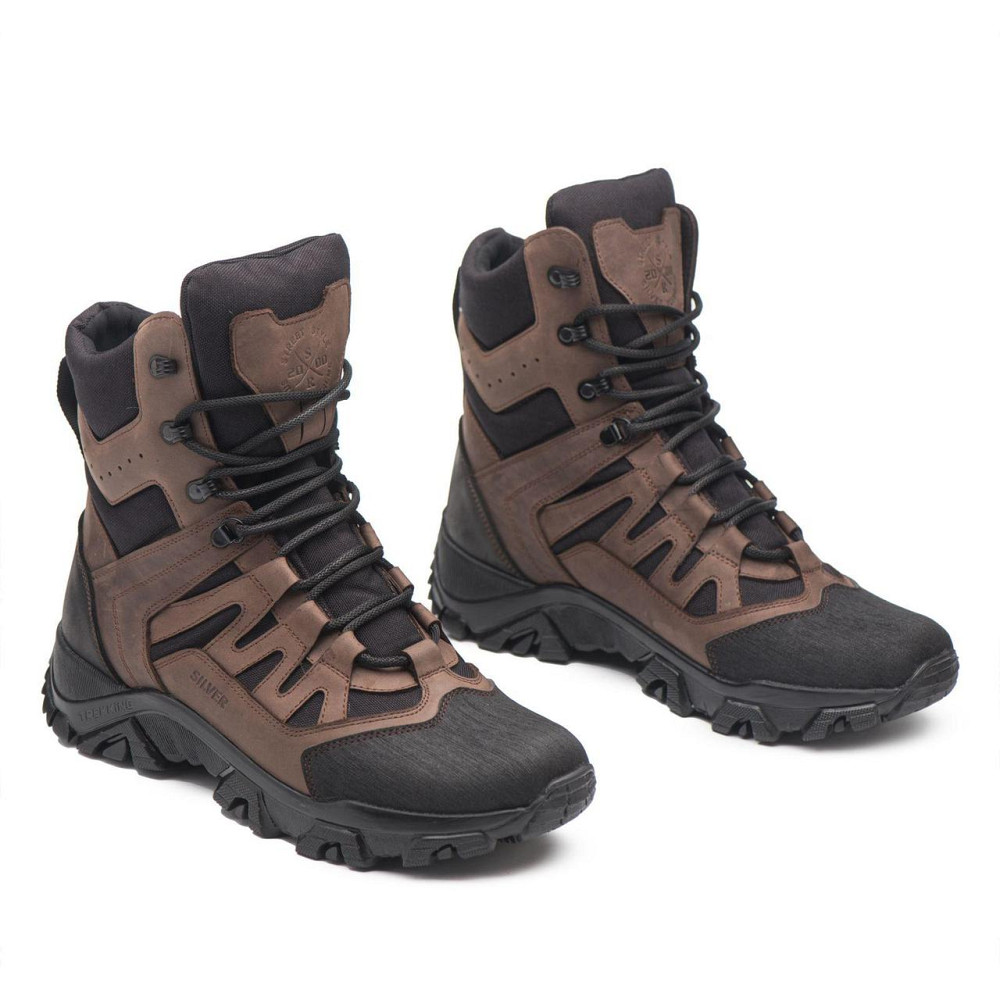 Тактичні берці зимові Т3-305 теплі коричневі водонепроникні армійські взуття ЗСУ поліція ДСНС 45 (30) Харків - фото 4