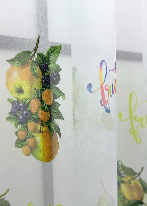 Кухонная арка VR-Textil № 1754т шифон разноцветный 300х170 см (53-0057) Киев - изображение 5