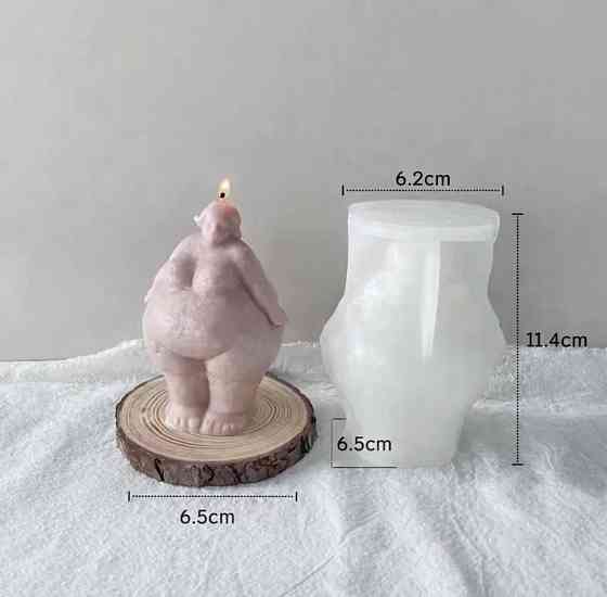 Силіконова форма для свічки «Фігура тіла» body positive Київ