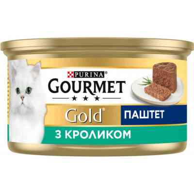 Паштет для кошек Purina Gourmet Gold. С кроликом 85 г (7613033728747) Винница